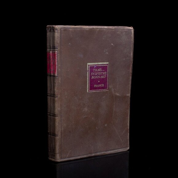Thaïs & The Crime Of Sylvestre Bonnard By Anatole France | 1932 Leatherbound - Picture 8 of 8